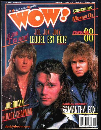 WOW Novembre 1988 - Joe,Jon,Joey